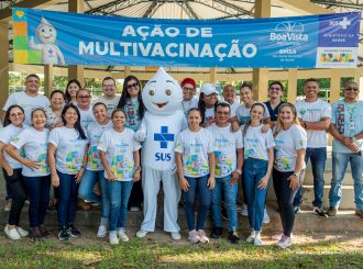 Campanha de Multivacinação: mais de 530 doses de vacina foram aplicadas no primeiro dia da ação em Boa Vista