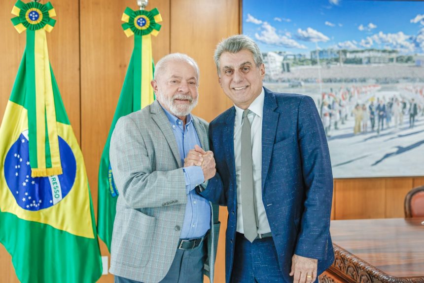 Demandas de Roraima: Romero Jucá discute projetos de infraestrutura com o presidente Lula