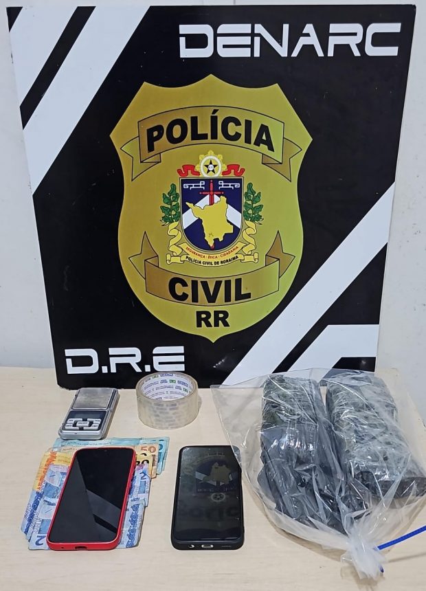 Trio é preso com drogas no bairro Monte das Oliveiras
