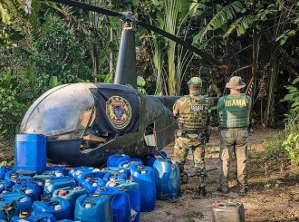 Aeródromo clandestino e helicóptero de apoio ao garimpo ilegal são encontrados em Mucajaí