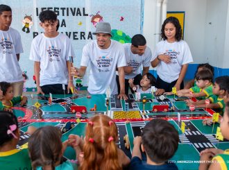 Crianças de Boa Vista aprendem sobre segurança no trânsito de forma lúdica e divertida