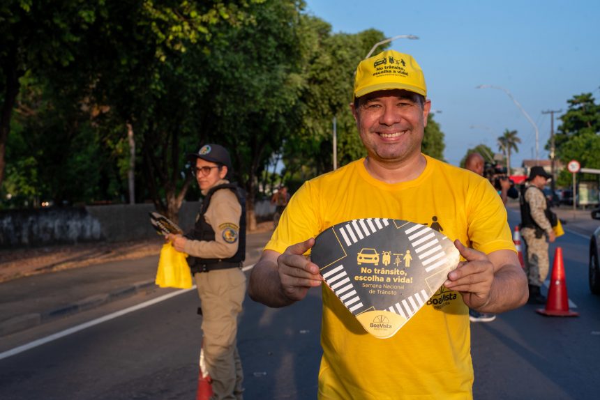 Blitz Educativa marca início da Semana Nacional de Trânsito em Boa Vista