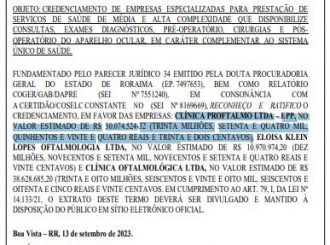Contrato de empresa de Hiran no Governo era de R$ 3 milhões e agora passou para R$ 30 milhões