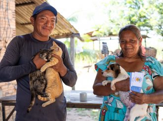 Mais de 780 animais são vacinados na primeira semana de campanha de vacinação antirrábica na zona rural de Boa Vista