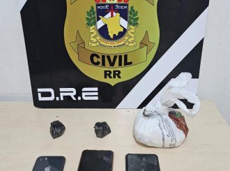 Quatro pessoas são presas com meio quilo de cocaína em Boa Vista