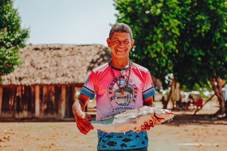 ‘Festejo do Peixe’ reúne alunos e moradores de 13 comunidades indígenas do Baixo São Marcos