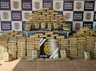 Esquema de tráfico de drogas: dois homens são presos com 320 kg de skunk em RR
