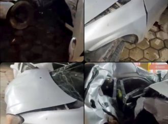 Mulher morre após carro ser atingido por jovem que dirigia em alta velocidade na avenida Ville Roy