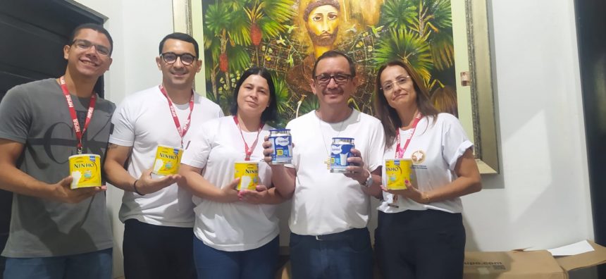 Ministério Público doa mais de 200 latas de leite em pós para Paróquia Nossa Senhora da Consolata em Boa Vista