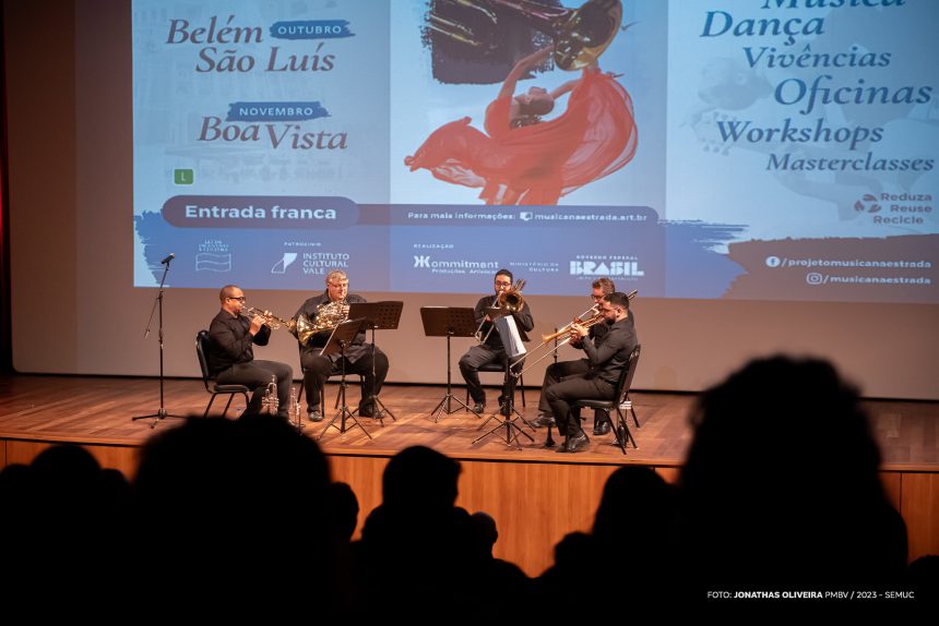 Do clássico ao contemporâneo: concerto Quinteto de Metais encanta público em apresentação no Teatro Municipal