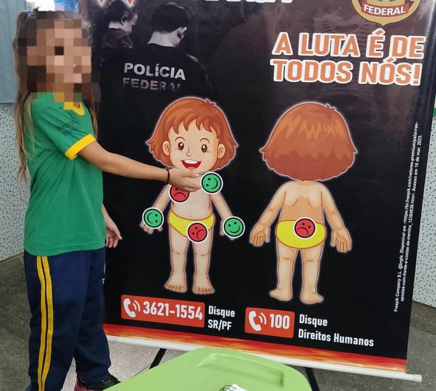 Ação educativa: PF realiza oficina preventiva de combate ao abuso sexual infantil com alunos de escola municipal em Boa Vista