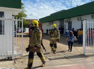 Câmara de Boa Vista tem princípio de incêndio e guarda municipal é levado para o hospital