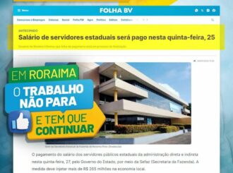 Governo do Estado usa página oficial para fazer campanha após cassações