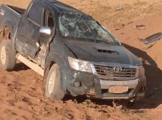Caminhonete furtada no interior de RR é encontrada totalmente destruída na Guiana