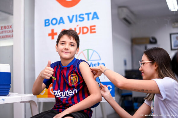Boa Vista iniciou vacinação contra dengue em crianças de 10 a 11 anos