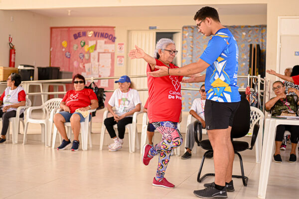 Bem-estar na terceira idade: idosos passam por avaliação para praticarem esportes em Boa Vista