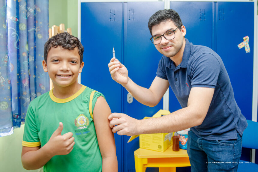Campanha de vacinação nas escolas começa no dia 22, em Boa Vista