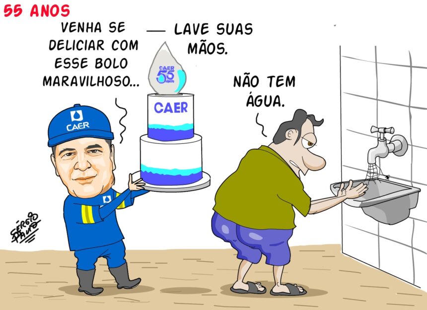 Feliz aniversário sem água…