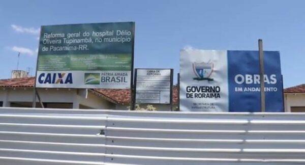 Em reforma há três anos, hospital em Pacaraima tem obra paralisada e moradores cobram do Governo