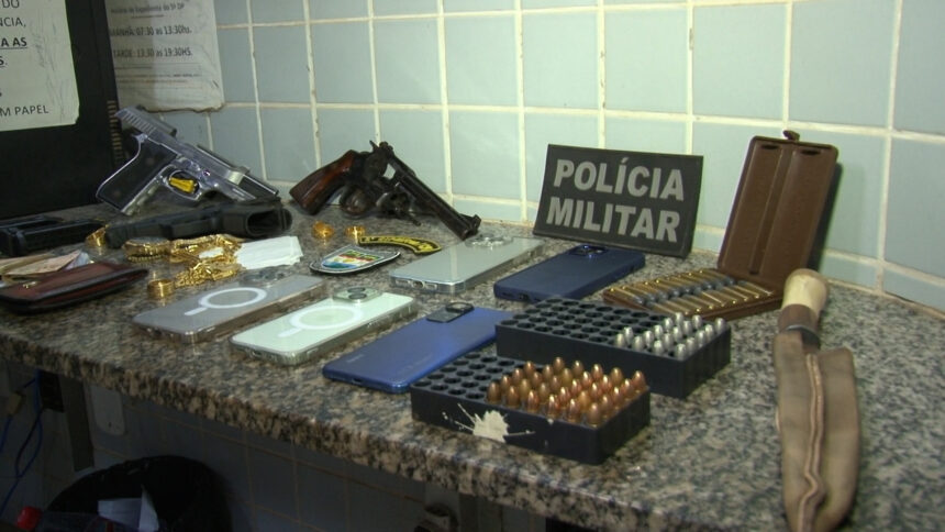 Quatro homens envolvidos com garimpo ilegal e tráfico interestadual de drogas são presos com armas de fogo em posto de combustíveis no interior de RR