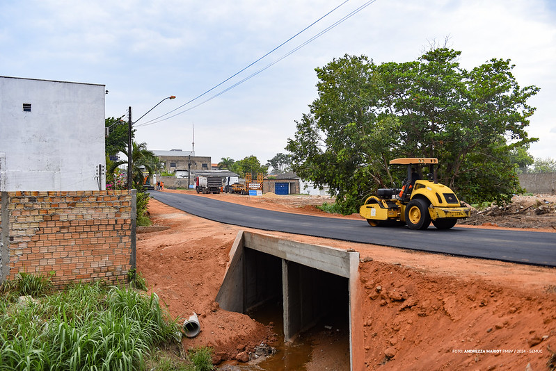 Obras de galerias interligam ruas no Canarinho e garantem escoamento eficiente da água no período chuvoso