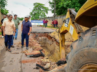 Obra de drenagem no Jóquei Clube leva solução para ponto crítico de alagamento em Boa Vista