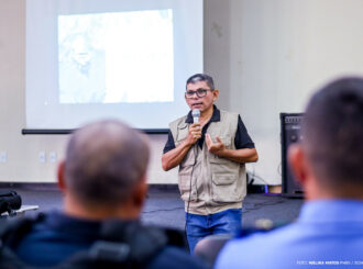 Guarda Civil Municipal de Boa Vista participa de palestra para fortalecer prevenção da malária