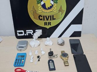 Quatro pessoas são presas e meio quilo de cocaína é apreendido em Boa Vista