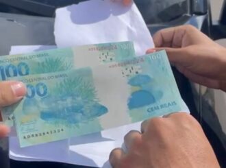 Homem é preso pela Polícia Federal com 12 notas de R$ 100 falsas em Boa Vista