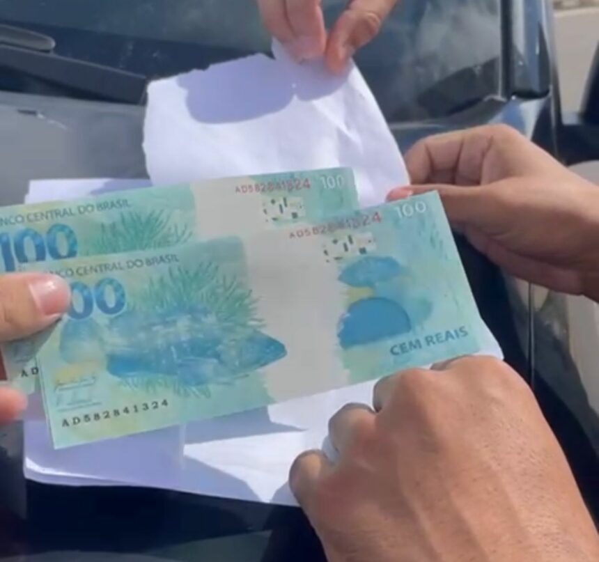 Homem é preso pela Polícia Federal com 12 notas de R$ 100 falsas em Boa Vista