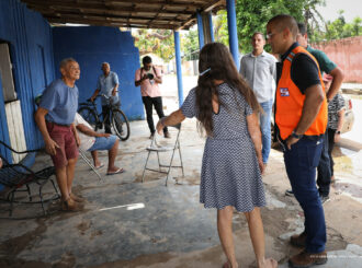 Prefeito Arthur Henrique vistoria alguns bairros após forte chuva em Boa Vista