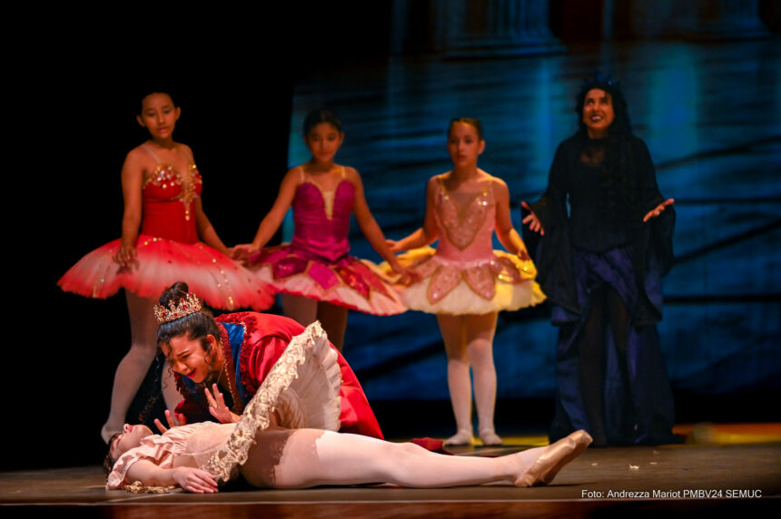 Clássico ‘A Bela Adormecida’ é apresentado por alunos da escola de balé do Teatro Municipal de Boa Vista