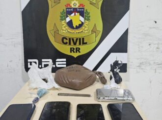 Tráfico de drogas: três pessoas são presas durante ações da Polícia Civil em Boa Vista