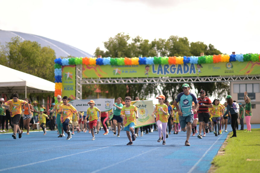 Inclusão: integrantes de projetos sociais e da APAE também participam de corrida nas comemorações do aniversário da Boa Vista