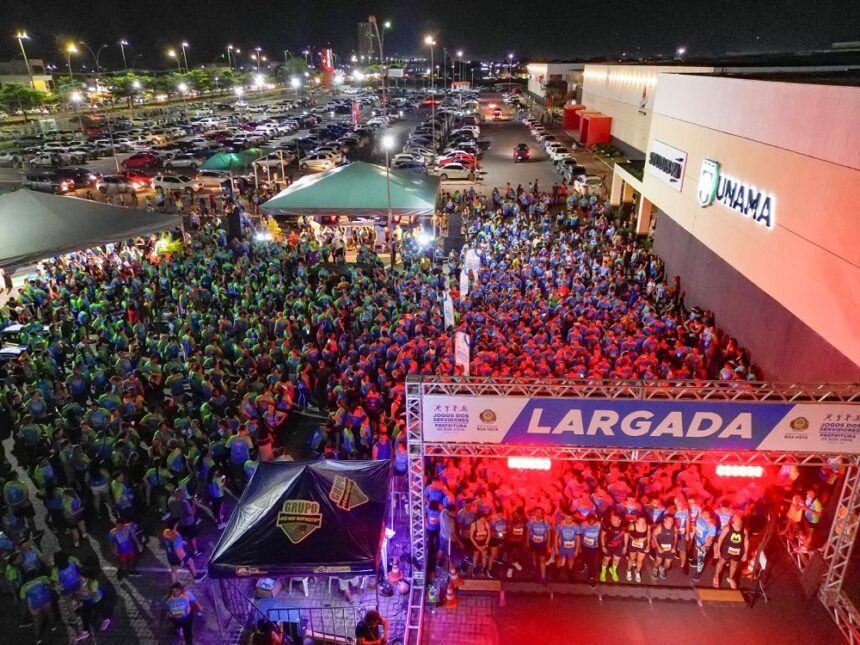 Corrida de rua marca encerramento da 8ª edição dos Jogos dos Servidores de Boa Vista