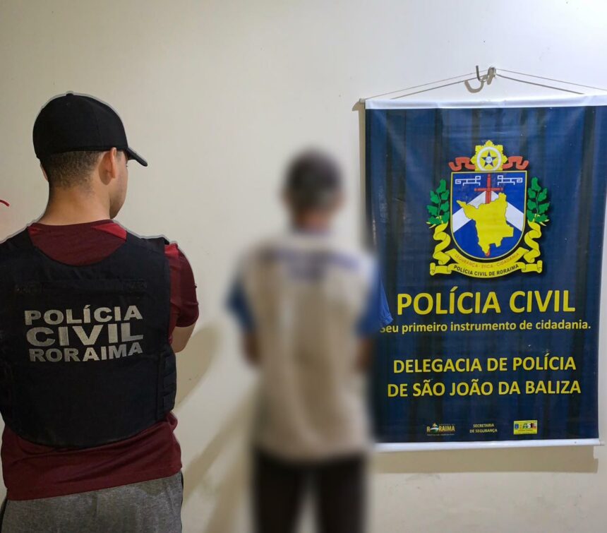 Suspeito de estuprar e engravidar a própria filha é preso no interior de RR