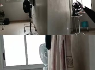 Mais uma vez: por falta de centrais de ar no HGR, pacientes e acompanhantes recorreram a ventiladores