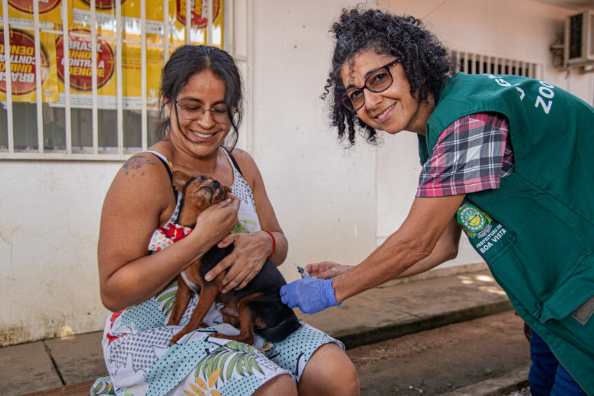 Vacinação contra a raiva continua neste sábado, 10, em Boa Vista