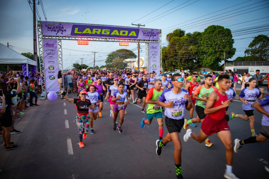 Corrida Patrulha Maria da Penha reuniu milhares de pessoas para conscientização do combate à violência doméstica em Boa Vista