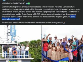 Moradores da Vila Passarão voltam a ficar refém de uma balsa quebrada; nova embarcação foi inaugurada há apenas quatro meses