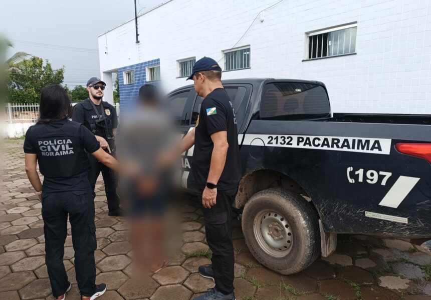 Homem é preso suspeito de estuprar enteada de 12 anos em Uiramutã