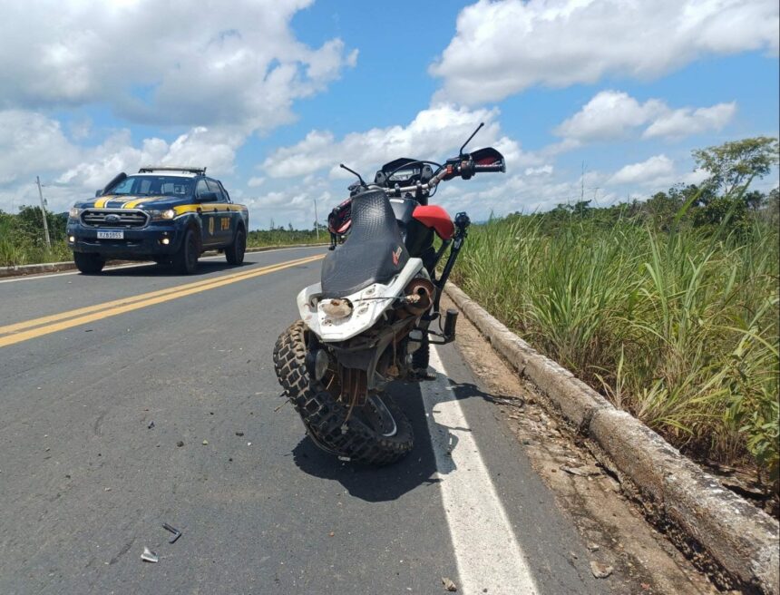 Motociclista morre após ser atingido por carro em rodovia no Cantá