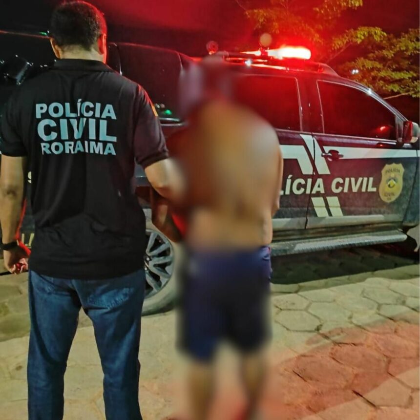 Homem procurado por estupro de vulnerável e roubo é preso na zona rural de Boa Vista