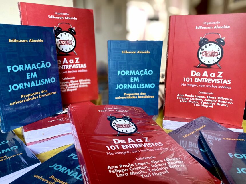 Professor da UFRR lança livros em evento de comunicação em Santa Catarina