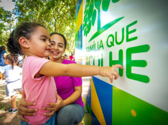 Semana do Bebê: atividade em contato com a natureza marca início das comemorações do aniversário do ‘Família que Acolhe’