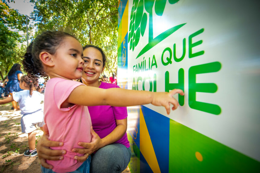 Semana do Bebê: atividade em contato com a natureza marca início das comemorações do aniversário do ‘Família que Acolhe’