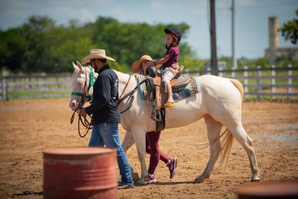 Crianças atendidas no Centro Municipal Integrado de Educação Especial vivenciam passeio inclusivo a cavalo