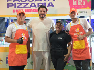 Thiago Castanho visita área gastronômica do festival e troca experiências com empreendedores de Boa Vista