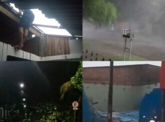 Forte chuva e ventania destelha casas, derruba árvores e interrompe fornecimento de água e luz em Rorainópolis, Sul de RR