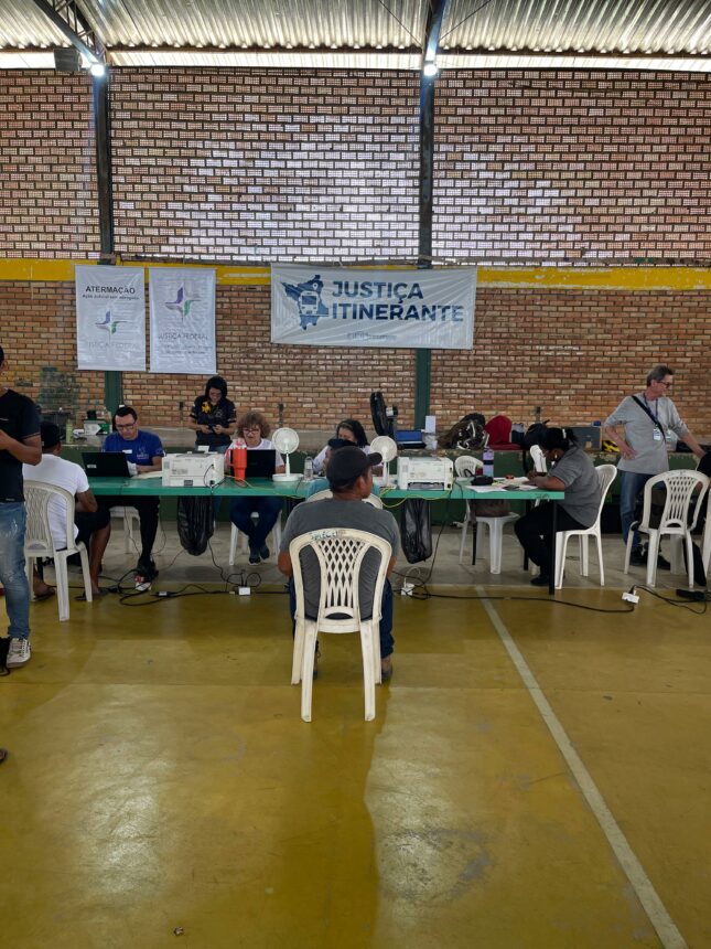 Justiça Itinerante leva serviços às Comunidades indígenas de Pacaraima